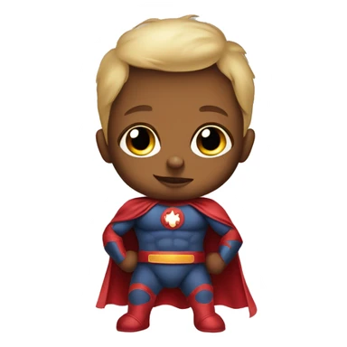baby superhero sticker