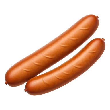 sausage white tip sticker