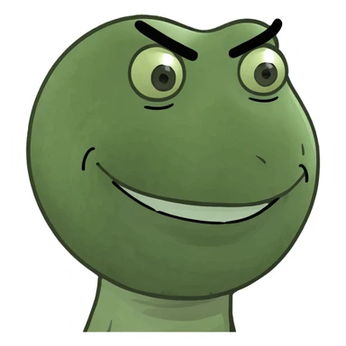 sarcastic smile sticker