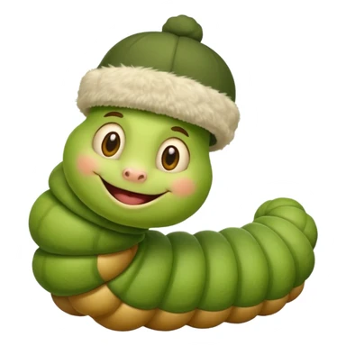 Crear un emoji similar a la oruga rusa sticker