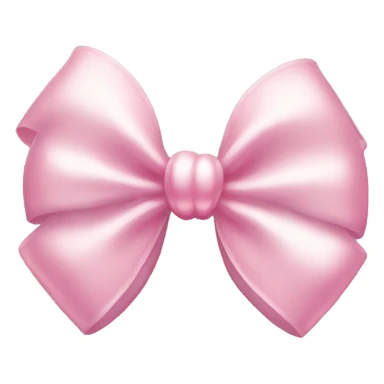 pink pearl bow sticker