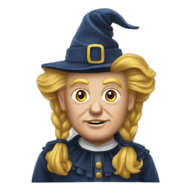 Trump as wizard of oz sticker