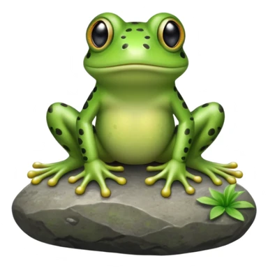 Concho frog sticker