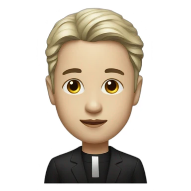 The funeral portrait sticker