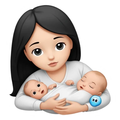 Newborn B&W Photoshoot sticker