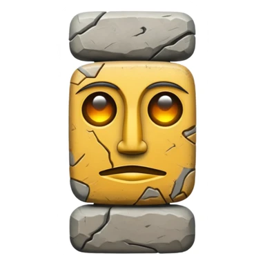 stone totem sticker