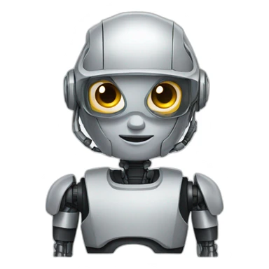 Robotic software engineer sticker