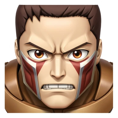 Attack on titan in titan sticker