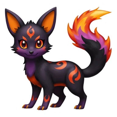 
Umbreon-Torracat-
Salandit-Fennekin-Fakémon-Digimon-fusion (full body) sticker