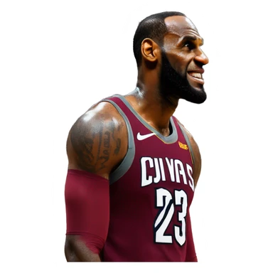 LeBron James qui pleure sticker