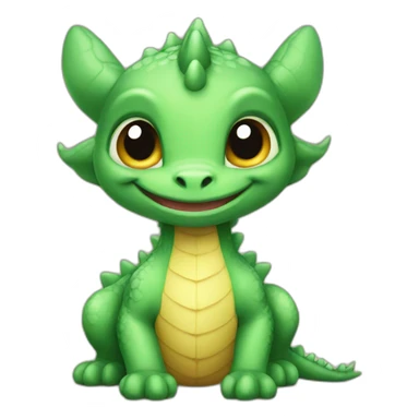 baby dragon sticker