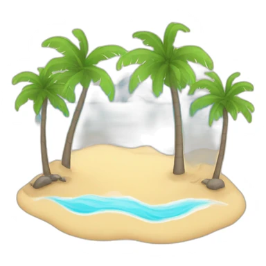 Freedom paradise beach sticker