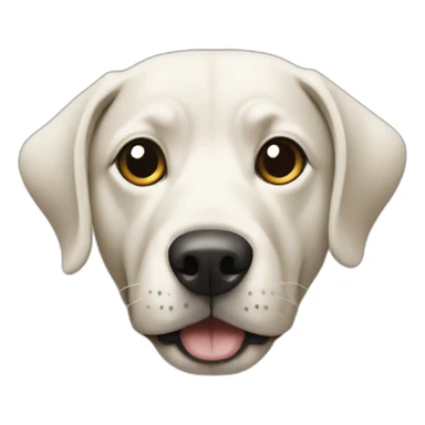 Dog in simple Picasso style sticker