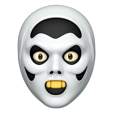 Sassy ghostface sticker