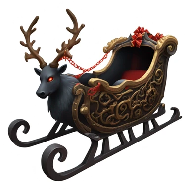 Satan’s sleigh  sticker