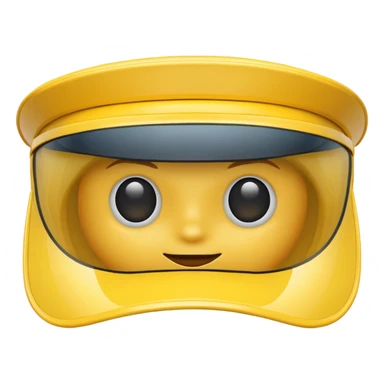 Sun Visor,yellow sticker