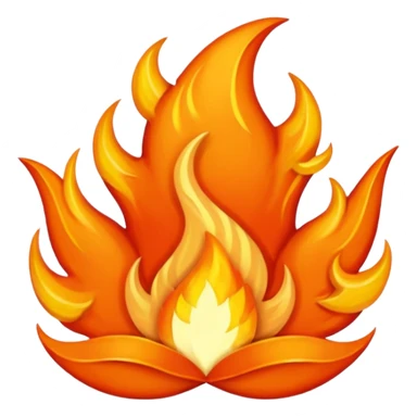 pasión celestial, con fuego y con mucho poder sticker