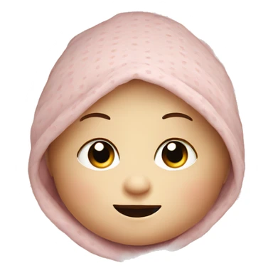 baby blanket with dots sticker