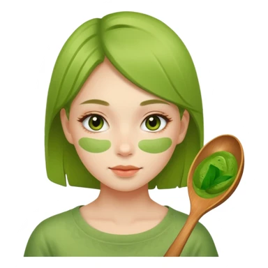Matcha girl sticker