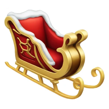 Santa's-sleigh sticker