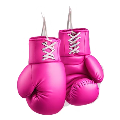 Pink boxing gloves  sticker