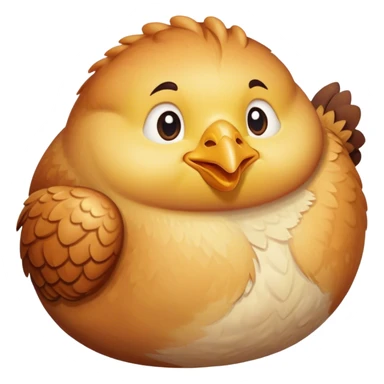 chicken butt sticker