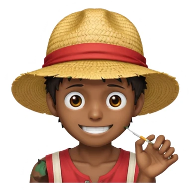 Make it based off the show.One piece and make it be like luffy sticker