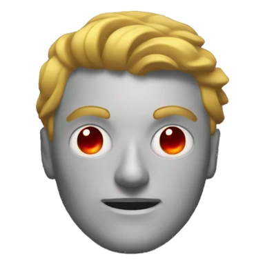 homelander with laser red eyes sticker