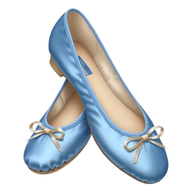Blue ballet shoes sticker