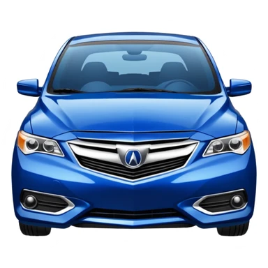 Blue Acura ilx sticker