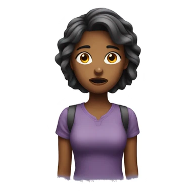 A girl Shock sticker