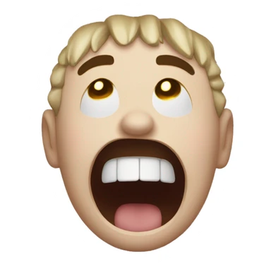 Happy cry salut sticker