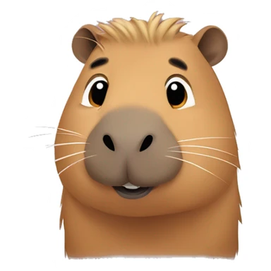 Cute capybara ￼ sticker
