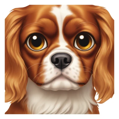 Cavalier King Charles with one eye  sticker