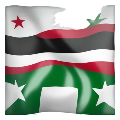 Independent Syria flag with 3 stars sticker