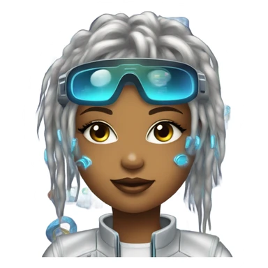 y2k girl in metaverse  sticker