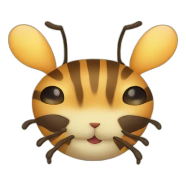 bug find cat sticker