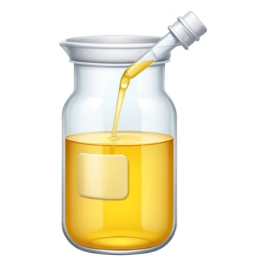 Urine sample sticker