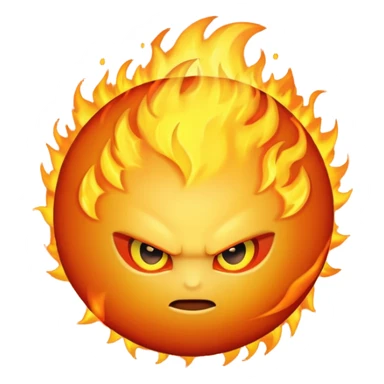 Boule de feu sticker