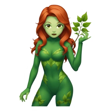 poison ivy standing sticker
