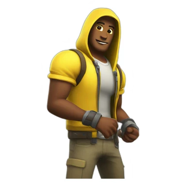 Le skin banane de fornite sticker
