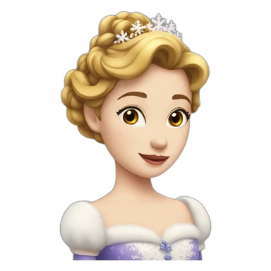 Reine des neige sticker