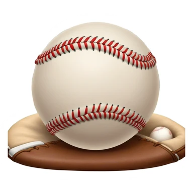 Cinematic Realistic image of a classic baseball, rendered with detailed stitching and textured leather, set against a nostalgic ballpark backdrop with soft, golden lighting that evokes Americana sticker