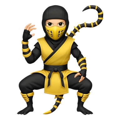 scorpion mortal kombat sticker