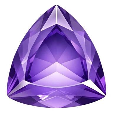Purple tanzanite gem sticker