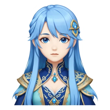 Furina from Genshin Impact sticker