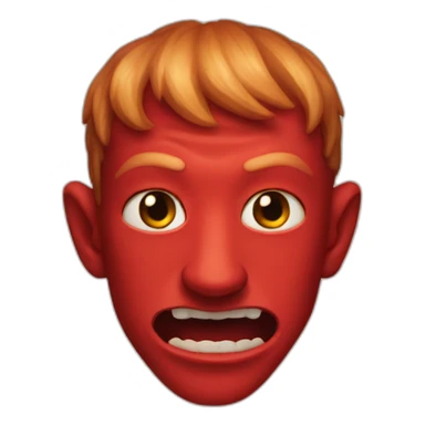red demon mark zuckerberg sticker