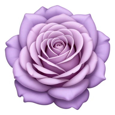Mini Pastel Lavender rose  sticker