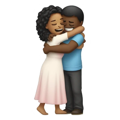 Hug relationship  sticker