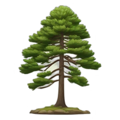 Tall pine tree found on the Latvian coast sticker